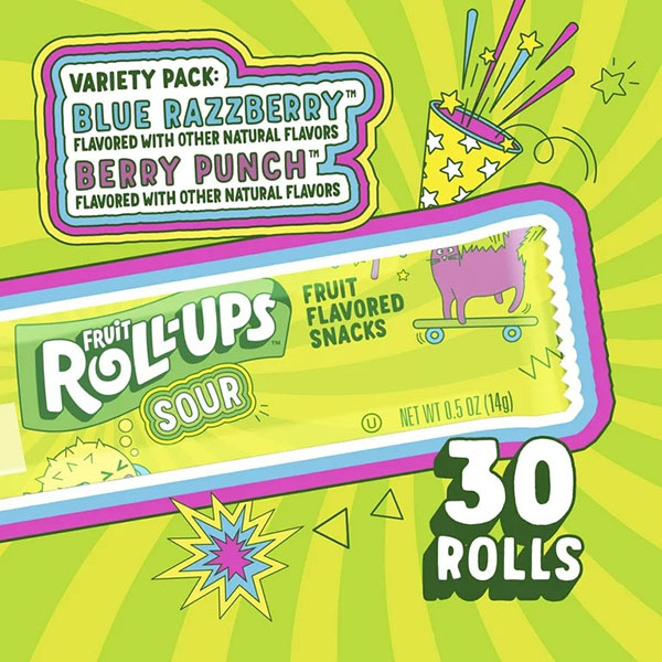 Fruit Roll-Ups Sour