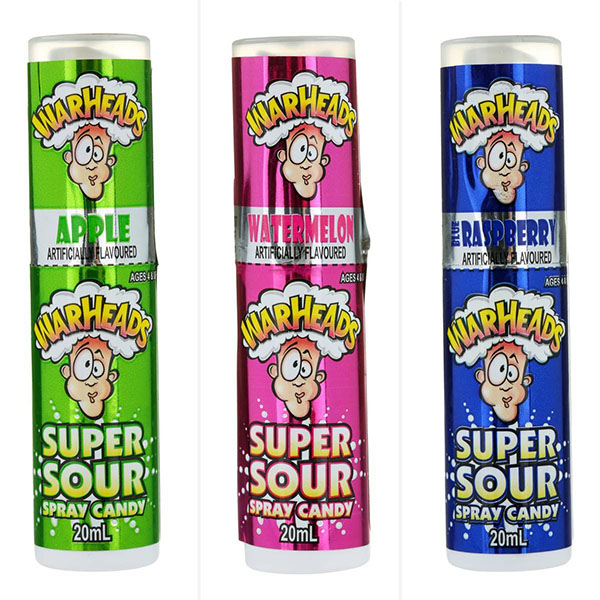 Warheads Super Sour Spray Candy