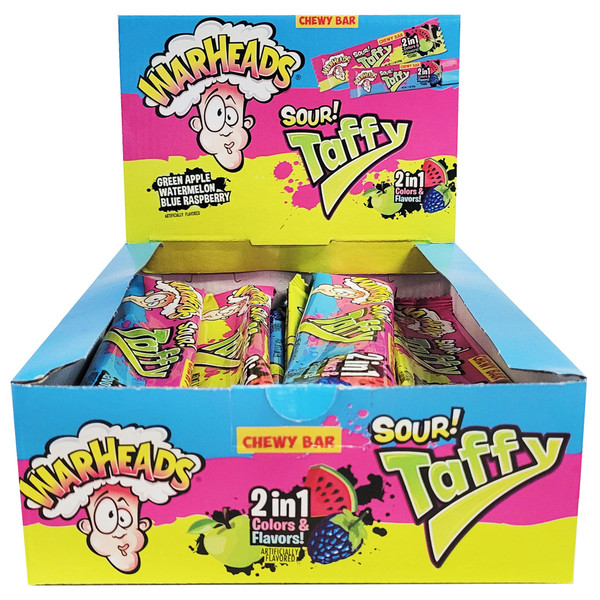 Warheads Sour Taffy 2 in 1