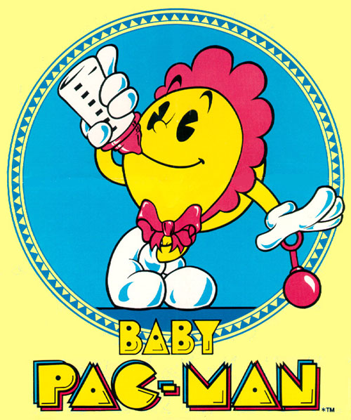 Pac-Man Does Pinball: Mr. & Mrs. Pac-Man and Baby Pac-Man