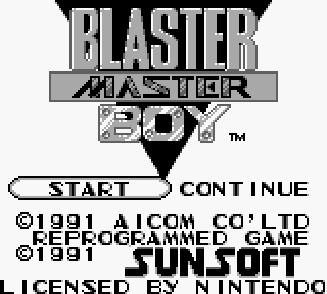 Blaster Master Boy