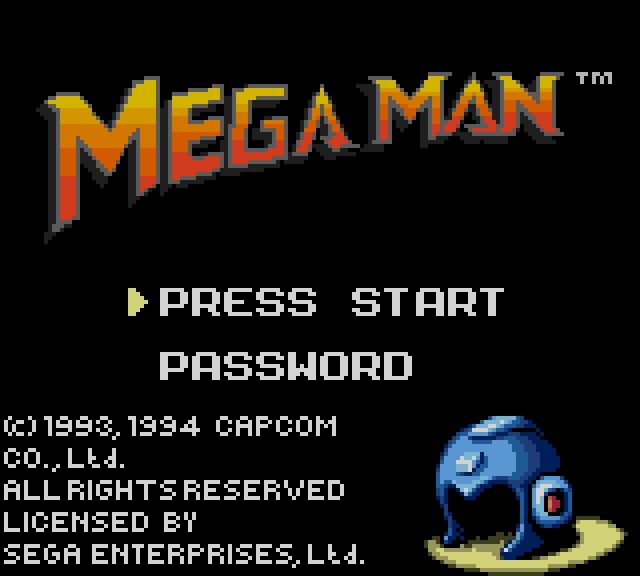 Mega Man on the Game Gear